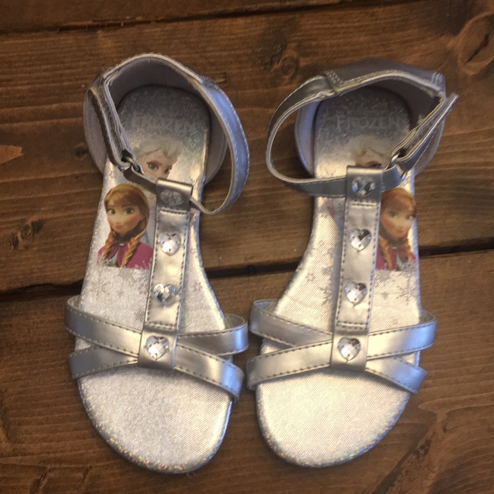 Silver Frozen Sandals
